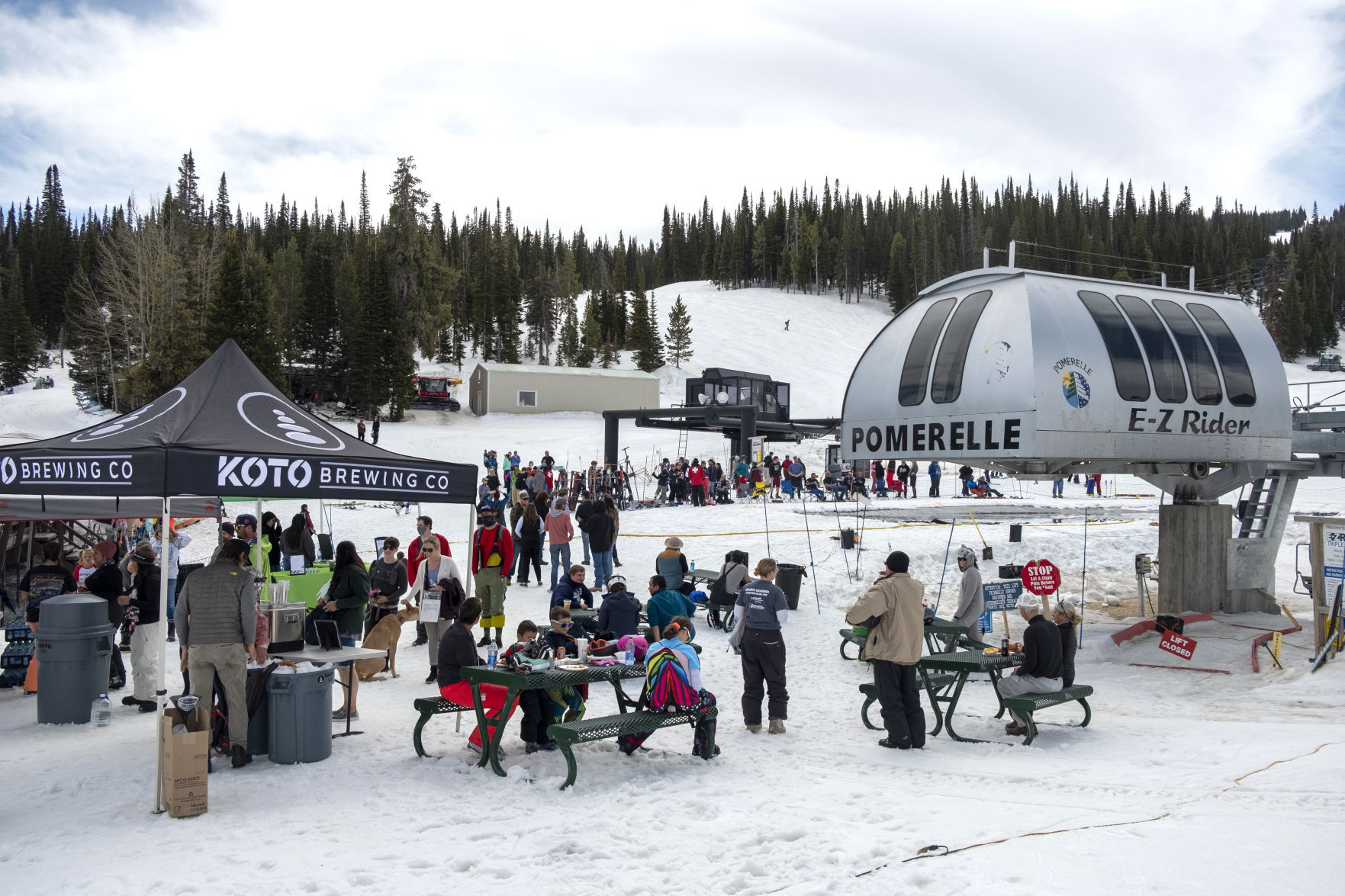 Slush Cup Pond Skim at Pomerelle